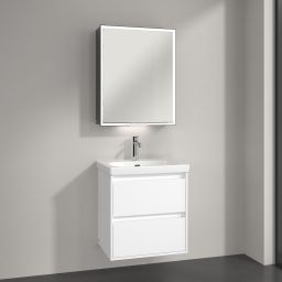 Villeroy & Boch My View+ szafka 60x16,8x75 cm z lustrem lewa aluminium B4816L00