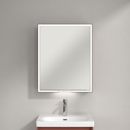 Villeroy & Boch My View+ szafka 60x16,8x75 cm z lustrem lewa Wine Red B4816LAH