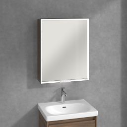 Villeroy & Boch My View+ szafka 60x16,8x75 cm z lustrem lewa Arizona Oak B4816LVH