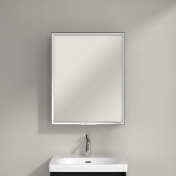 Villeroy & Boch My View+ szafka 60x16,8x75 cm z lustrem lewa Volcano Black B4816LVL