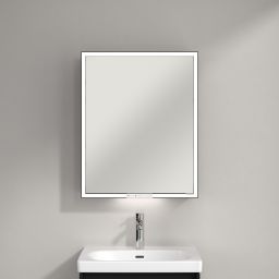 Villeroy & Boch My View+ szafka 60x16,8x75 cm z lustrem lewa Volcano Black B4816LVL