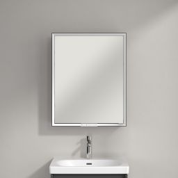 Villeroy & Boch My View+ szafka 60x16,8x75 cm z lustrem lewa Graphite B4816LVR