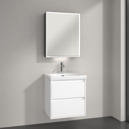 Villeroy & Boch My View+ szafka 60x16,8x75 cm z lustrem prawa aluminium B4816R00