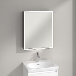 Villeroy & Boch My View+ szafka 60x16,8x75 cm z lustrem prawa aluminium B4816R00