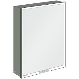 Villeroy & Boch My View+ szafka 60x16,8x75 cm z lustrem prawa Soft Green B4816RAF