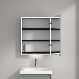 Villeroy & Boch My View+ szafka 60x16,8x75 cm z lustrem prawa Soft Green B4816RAF