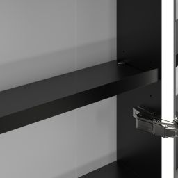 Villeroy & Boch My View+ szafka 60x16,8x75 cm z lustrem prawa Soft Green B4816RAF