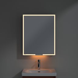 Villeroy & Boch My View+ szafka 60x16,8x75 cm z lustrem prawa Wine Red B4816RAH