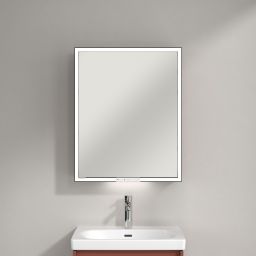 Villeroy & Boch My View+ szafka 60x16,8x75 cm z lustrem prawa Wine Red B4816RAH