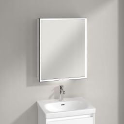 Villeroy & Boch My View+ szafka 60x16,8x75 cm z lustrem prawa Brilliant White B4816RVE