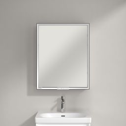 Villeroy & Boch My View+ szafka 60x16,8x75 cm z lustrem prawa Pure White B4816RVF