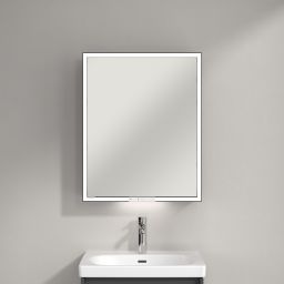 Villeroy & Boch My View+ szafka 60x16,8x75 cm z lustrem prawa Graphite B4816RVR