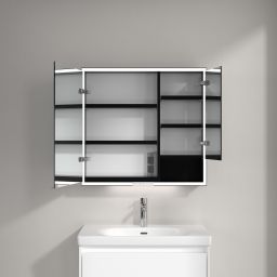 Villeroy & Boch My View+ szafka 80x16,8x75 cm z lustrem aluminium B4818000