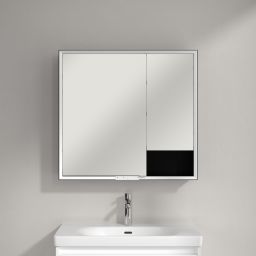 Villeroy & Boch My View+ szafka 80x16,8x75 cm z lustrem aluminium B4818000