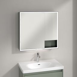 Villeroy & Boch My View+ szafka 80x16,8x75 cm z lustrem Soft Green B48180AF