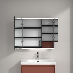 Villeroy & Boch My View+ szafka 80x16,8x75 cm z lustrem Wine Red B48180AH