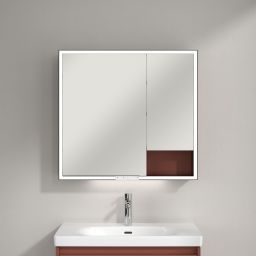 Villeroy & Boch My View+ szafka 80x16,8x75 cm z lustrem Wine Red B48180AH