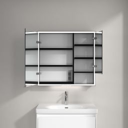 Villeroy & Boch My View+ szafka 80x16,8x75 cm z lustrem Brilliant White B48180VE