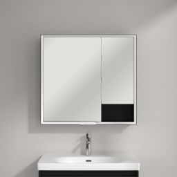 Villeroy & Boch My View+ szafka 80x16,8x75 cm z lustrem Volcano Black B48180VL