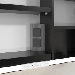 Villeroy & Boch My View+ szafka 80x16,8x75 cm z lustrem Volcano Black B48180VL