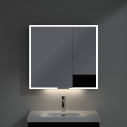 Villeroy & Boch My View+ szafka 80x16,8x75 cm z lustrem Volcano Black B48180VL