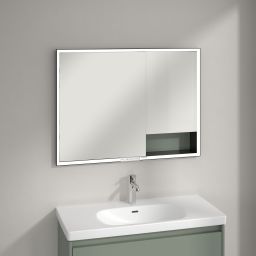Villeroy & Boch My View+ szafka 100x16,8x75 cm z lustrem Soft Green B48210AF