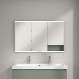 Villeroy & Boch My View+ szafka 120x16,8x75 cm z lustrem Soft Green B48212AF