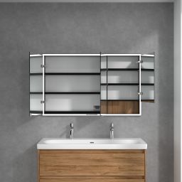 Villeroy & Boch szafka 120x16,8x75 cm z lustrem Oak Kansas B48212RH