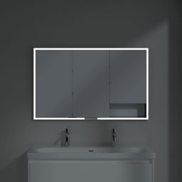 Villeroy & Boch szafka 120x16,8x75 cm z lustrem Brilliant White  B48212VE