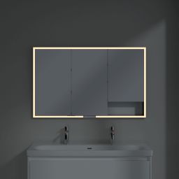 Villeroy & Boch szafka 120x16,8x75 cm z lustrem Brilliant White  B48212VE