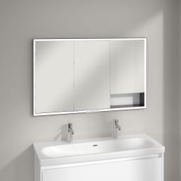 Villeroy & Boch My View+ szafka 120x16,8x75 cm z lustrem Pure White B48212VF