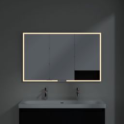 Villeroy & Boch My View+ szafka 120x16,8x75 cm z lustrem Volcano Black B48212VL