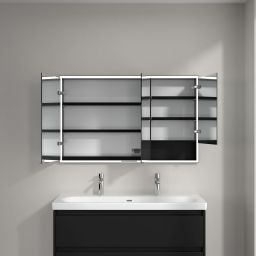 Villeroy & Boch My View+ szafka 120x16,8x75 cm z lustrem Volcano Black B48212VL