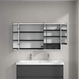 Villeroy & Boch My View+ szafka 120x16,8x75 cm z lustrem grafitowa B48212VR