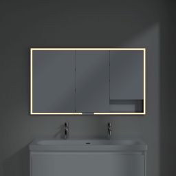 Villeroy & Boch My View+ szafka 130x16,8x75 cm z lustrem Brilliant White B48213VE