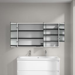 Villeroy & Boch My View+ szafka 130x16,8x75 cm z lustrem Brilliant White B48213VE