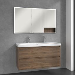 Villeroy & Boch My View+ szafka 130x16,8x75 cm z lustrem Arizona Oak B48213VH