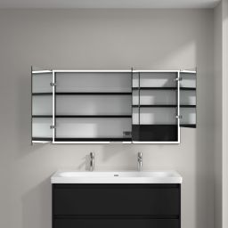 Villeroy & Boch My View+ szafka 130x16,8x75 cm z lustrem Volcano Black B48213VL