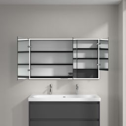 Villeroy & Boch My View+ szafka 130x16,8x75 cm z lustrem grafitowa B48213VR