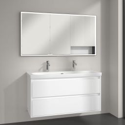 Villeroy & Boch My View+ szafka 140x16,8x75 cm z lustrem Brilliant White B48214VE