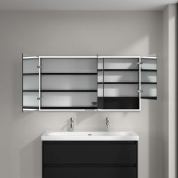 Villeroy & Boch My View+ szafka 140x16,8x75 cm z lustrem Volcano Black B48214VL