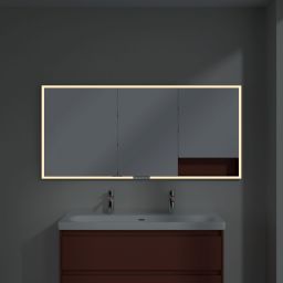 Villeroy & Boch My View+ szafka 160x16,8x75 cm z lustrem wine red B48216AH