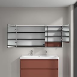 Villeroy & Boch My View+ szafka 160x16,8x75 cm z lustrem wine red B48216AH