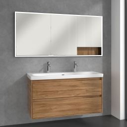 Villeroy & Boch My View+ szafka 160x16,8x75 cm z lustrem oak kansas B48216RH