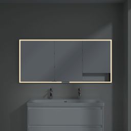 Villeroy & Boch My View+ szafka 160x16,8x75 cm z lustrem biała B48216VE