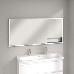 Villeroy & Boch My View+ szafka 160x16,8x75 cm z lustrem biała B48216VF