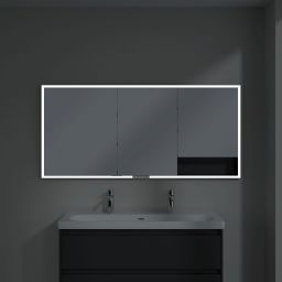 Villeroy & Boch My View+ szafka 160x16,8x75 cm z lustrem grafitowa B48216VR