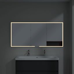 Villeroy & Boch My View+ szafka 160x16,8x75 cm z lustrem grafitowa B48216VR