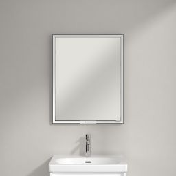 Villeroy & Boch My View+ szafka 60x16,8x75 cm z lustrem do zabudowy lewa aluminium B4826L00