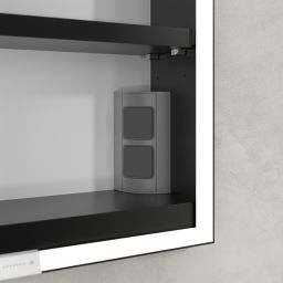 Villeroy & Boch My View+ szafka 60x16,8x75 cm z lustrem do zabudowy lewa aluminium B4826L00